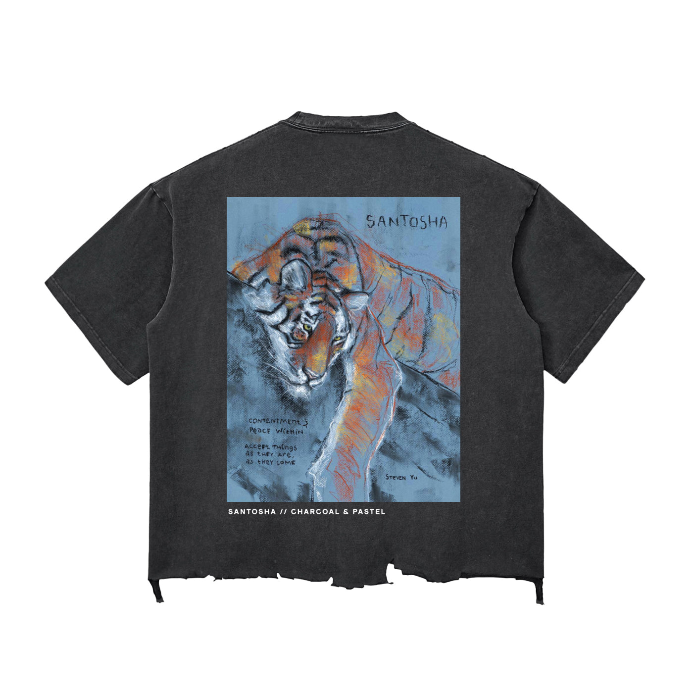 Santosha Distressed Tee