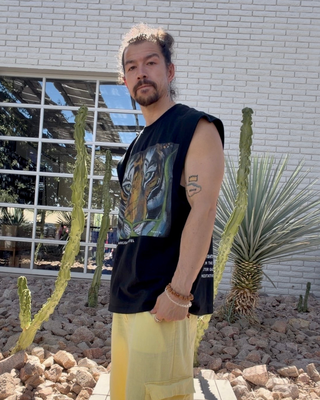 Drishti Black Tank