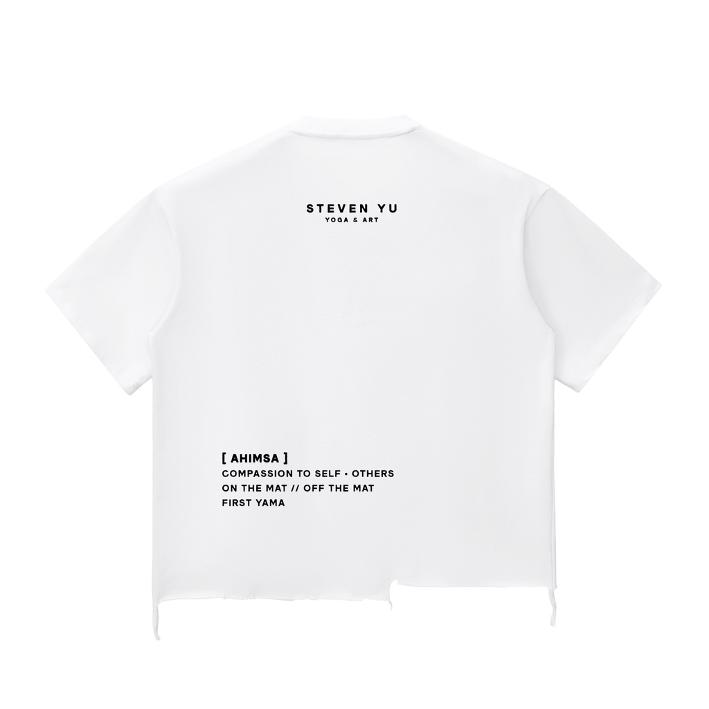 Ahimsa Oversized Distressed Tee