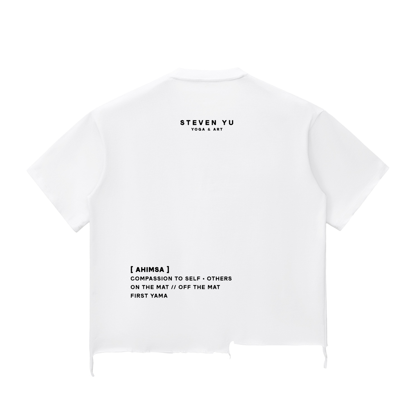 Ahimsa Oversized Distressed Tee