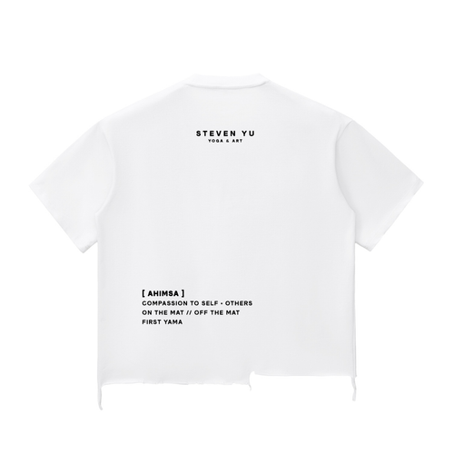 Ahimsa Oversized Distressed Tee
