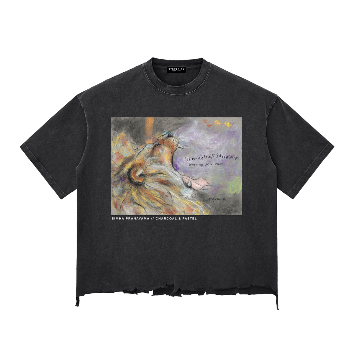 Simha Pranayama Snow Wash Boxy Tee