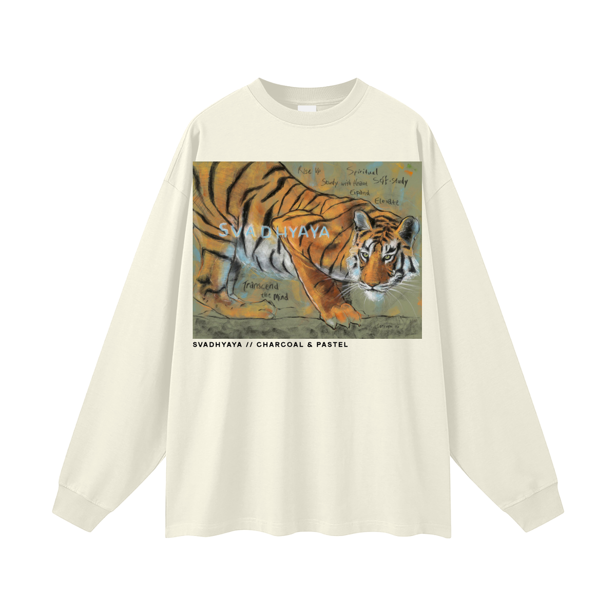 Svadhyaya Oversized Unisex Long Sleeve T-Shirt
