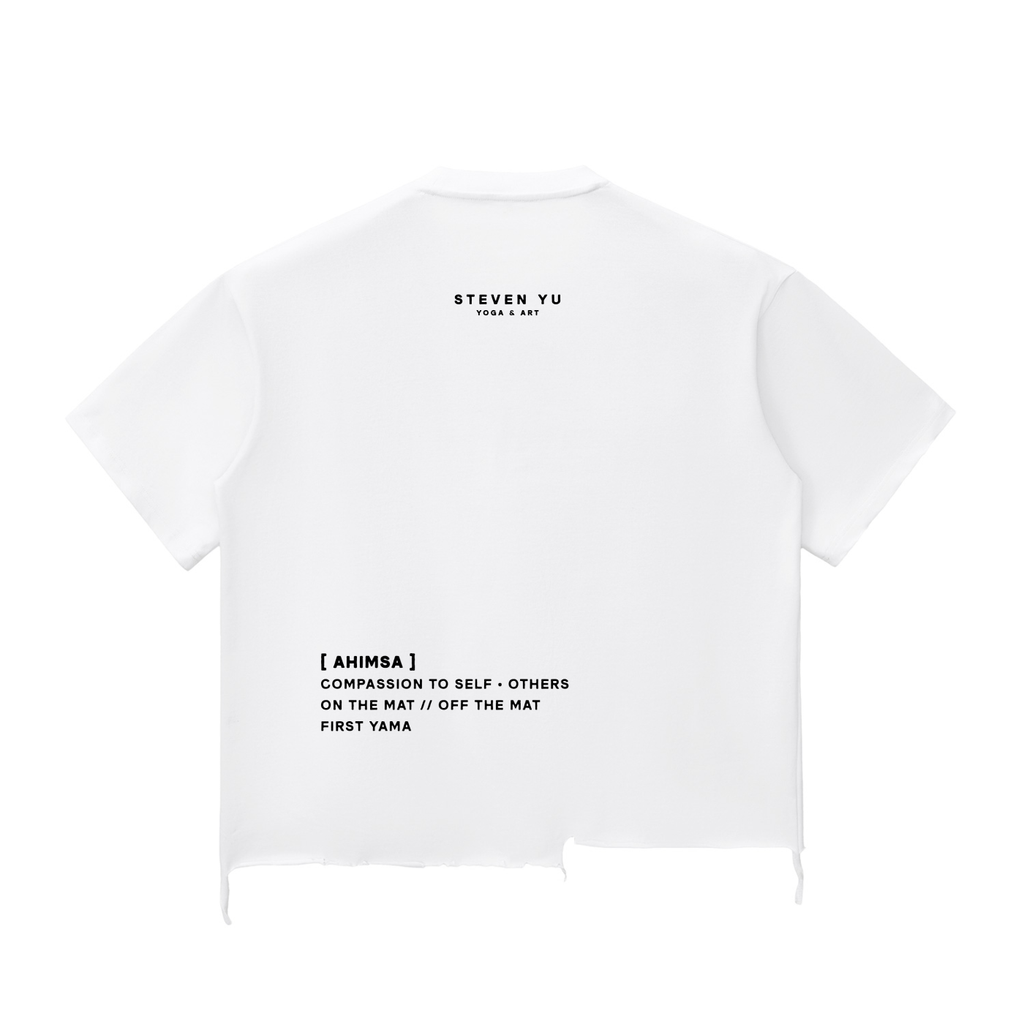 Ahimsa Oversized Distressed Tee