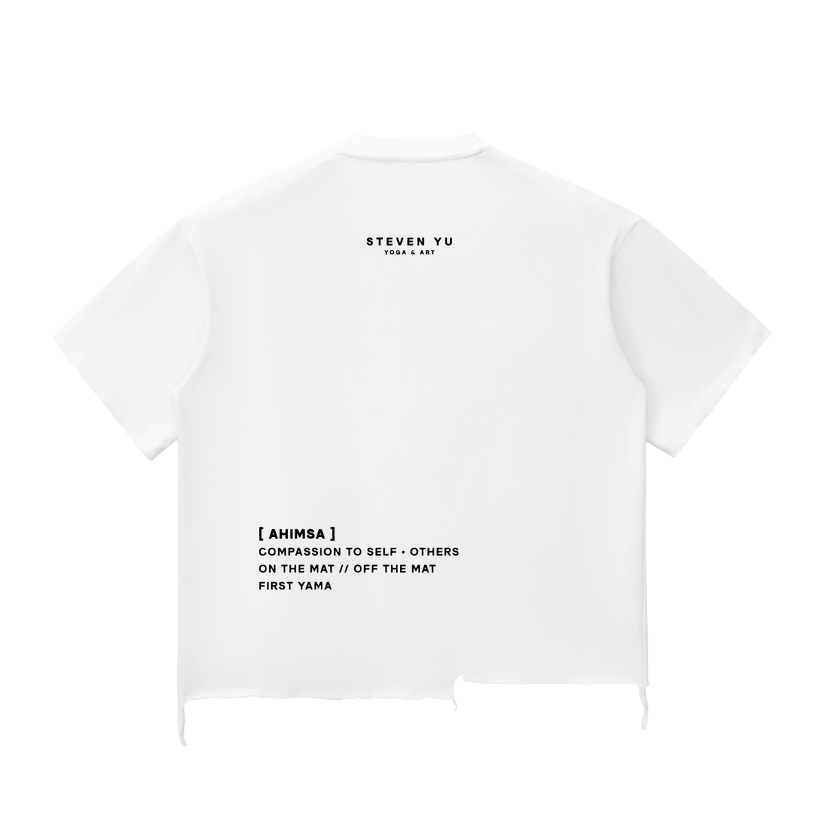 Ahimsa Oversized Distressed Tee